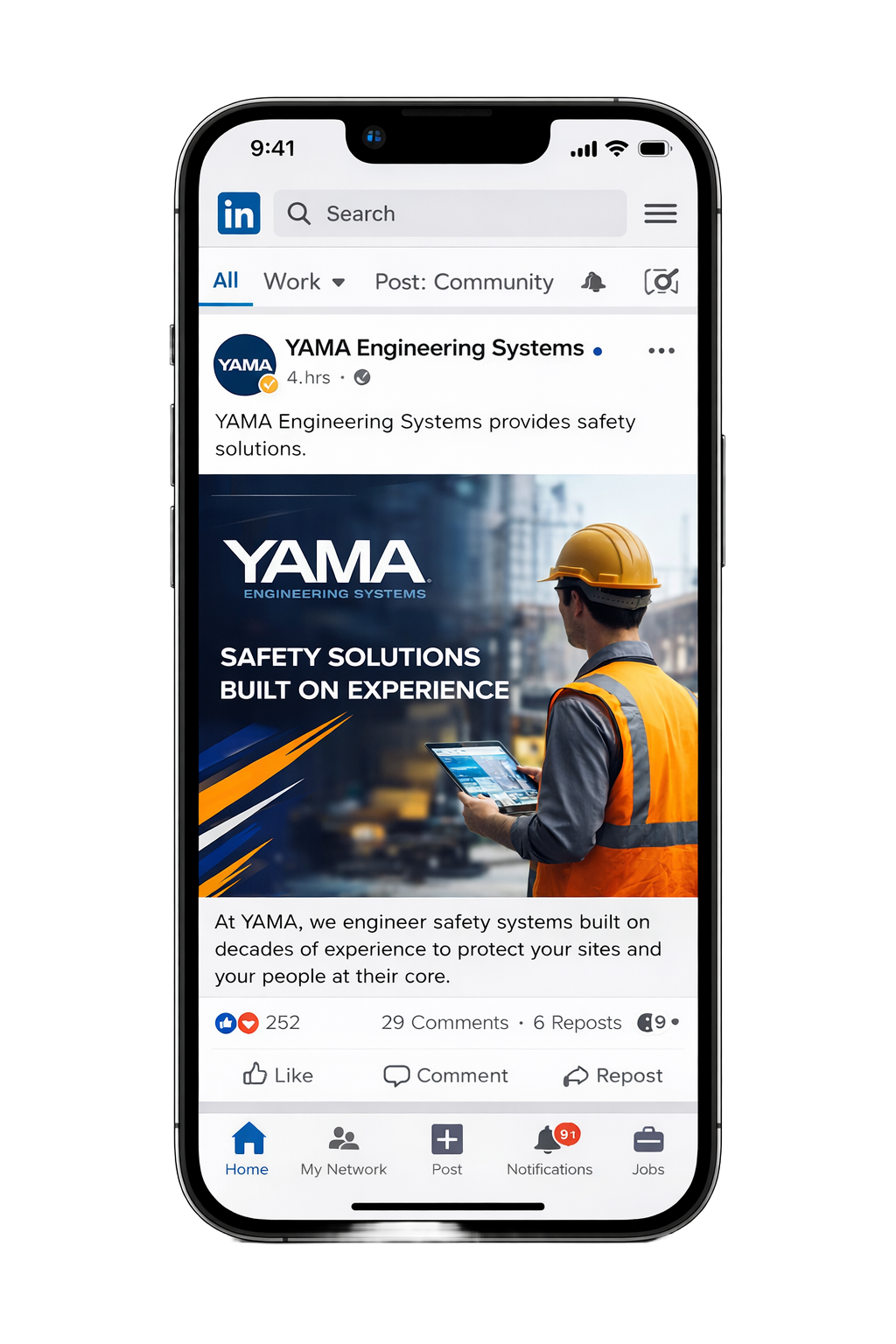 YAMA LinkedIn Post
